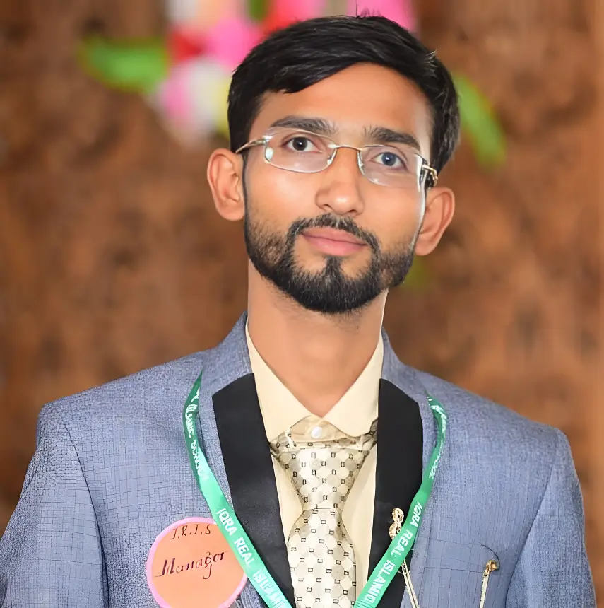 Muhammad Faisal, Incharge of Boys Section at Iqra Real Islamic School, Campus 1 & 2.